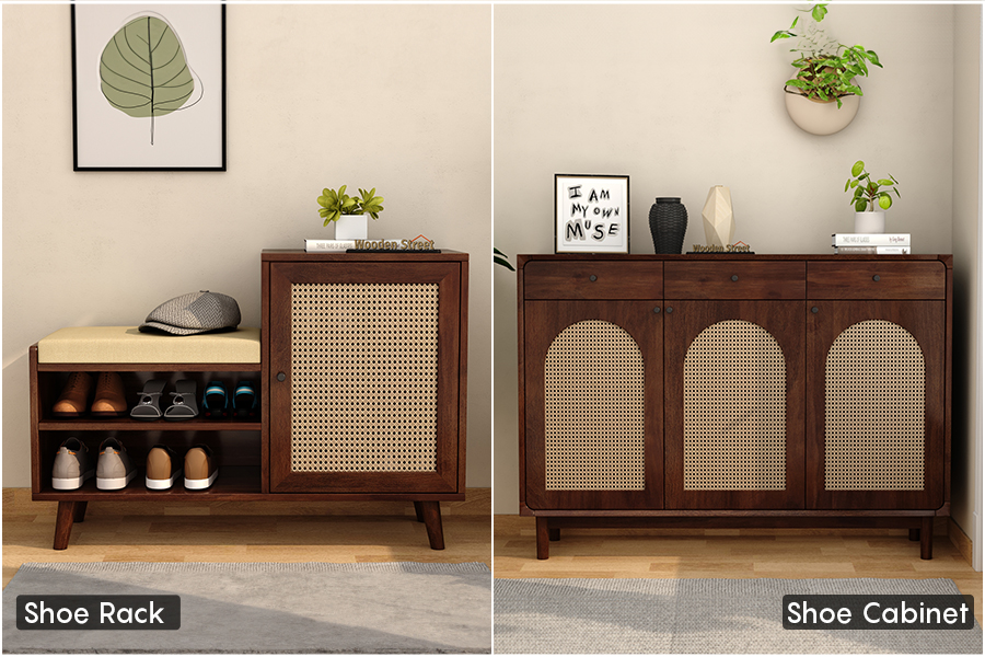 Shoe Storage Bench vs. Shoe Ca