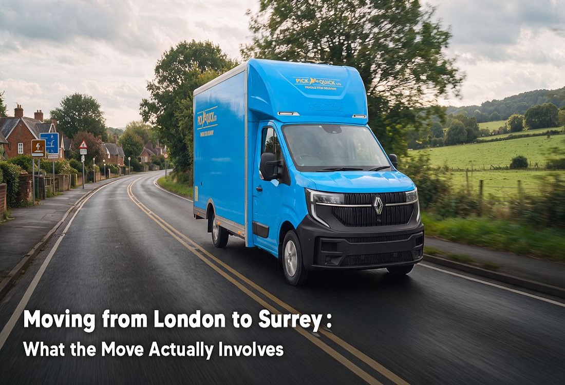 Moving from London to Surrey: 