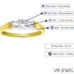 Vir Jewels Diamond Engagement Rings in Yellow Gold – Vir Jewels