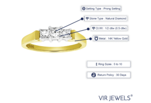 Vir Jewels Diamond Engagement Rings in Yellow Gold – Vir Jewels