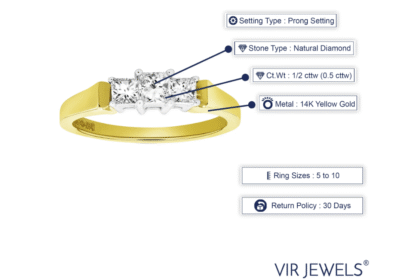 Vir Jewels Diamond Engagement Rings in Yellow Gold – Vir Jewels