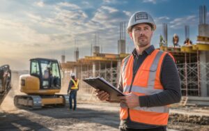 Osha certified construction safety officer on duty